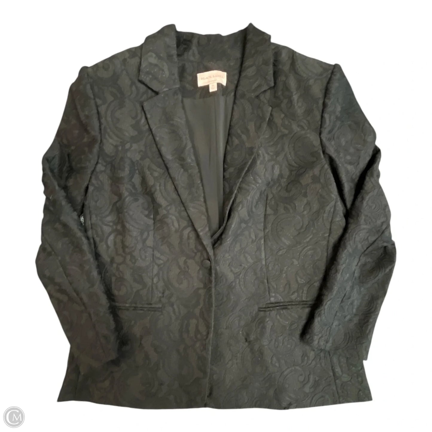 Blazer By Black Label In Black, Size: L