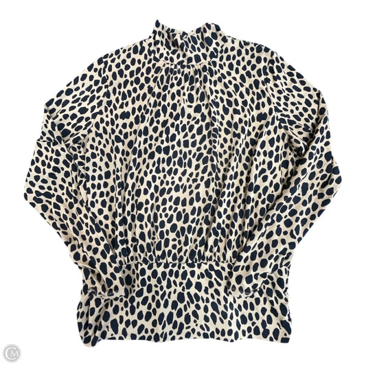 Top Long Sleeve By Chicos In Animal Print, Size: Xl