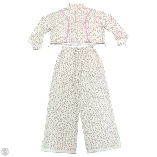 Pants Set 2pc By Simply Southern In Floral Print, Size: M