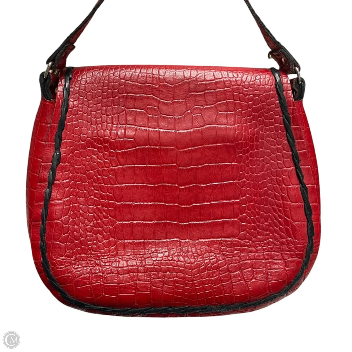 Crossbody Leather By Clothes Mentor, Size: Medium