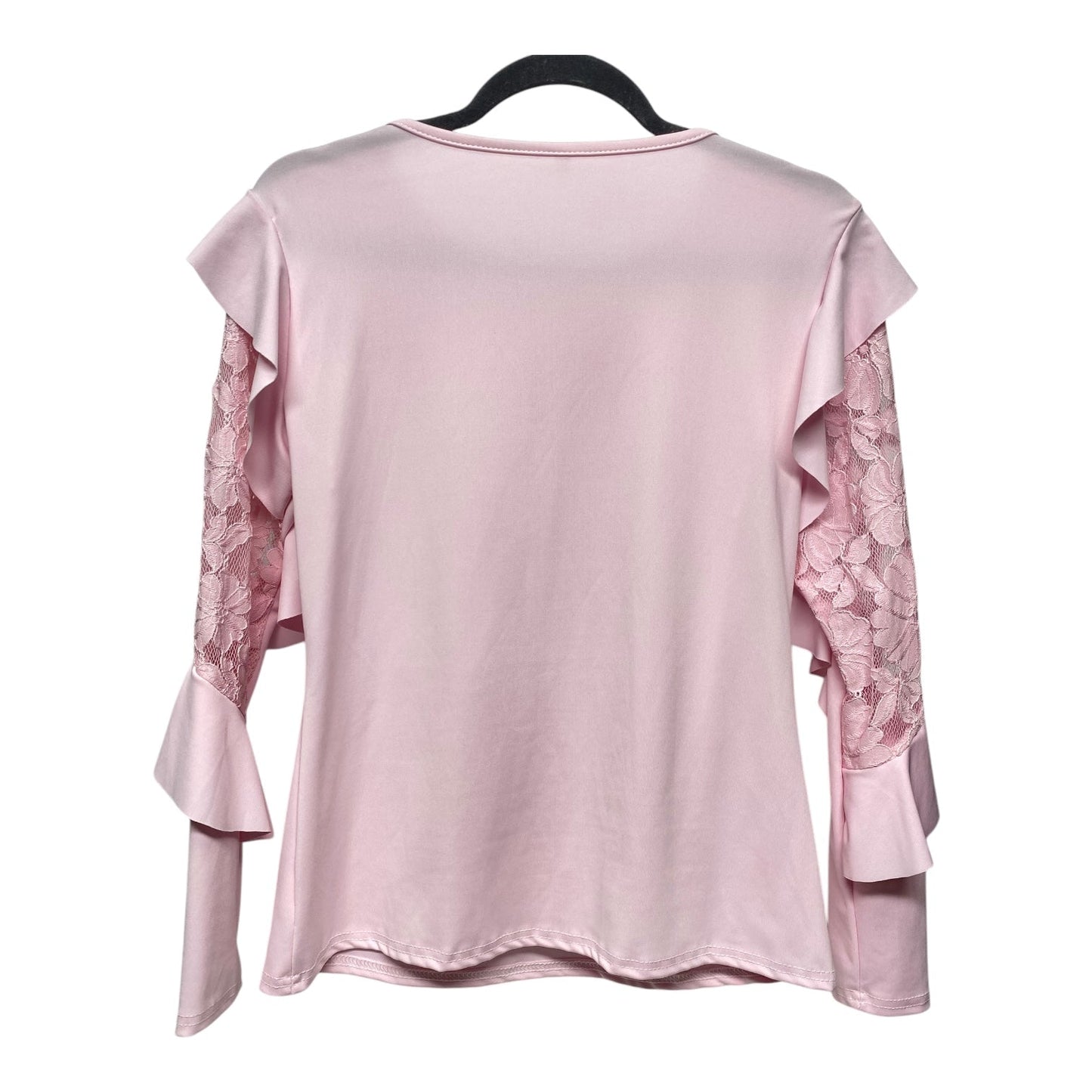 Top Long Sleeve By Clothes Mentor In Pink, Size: M