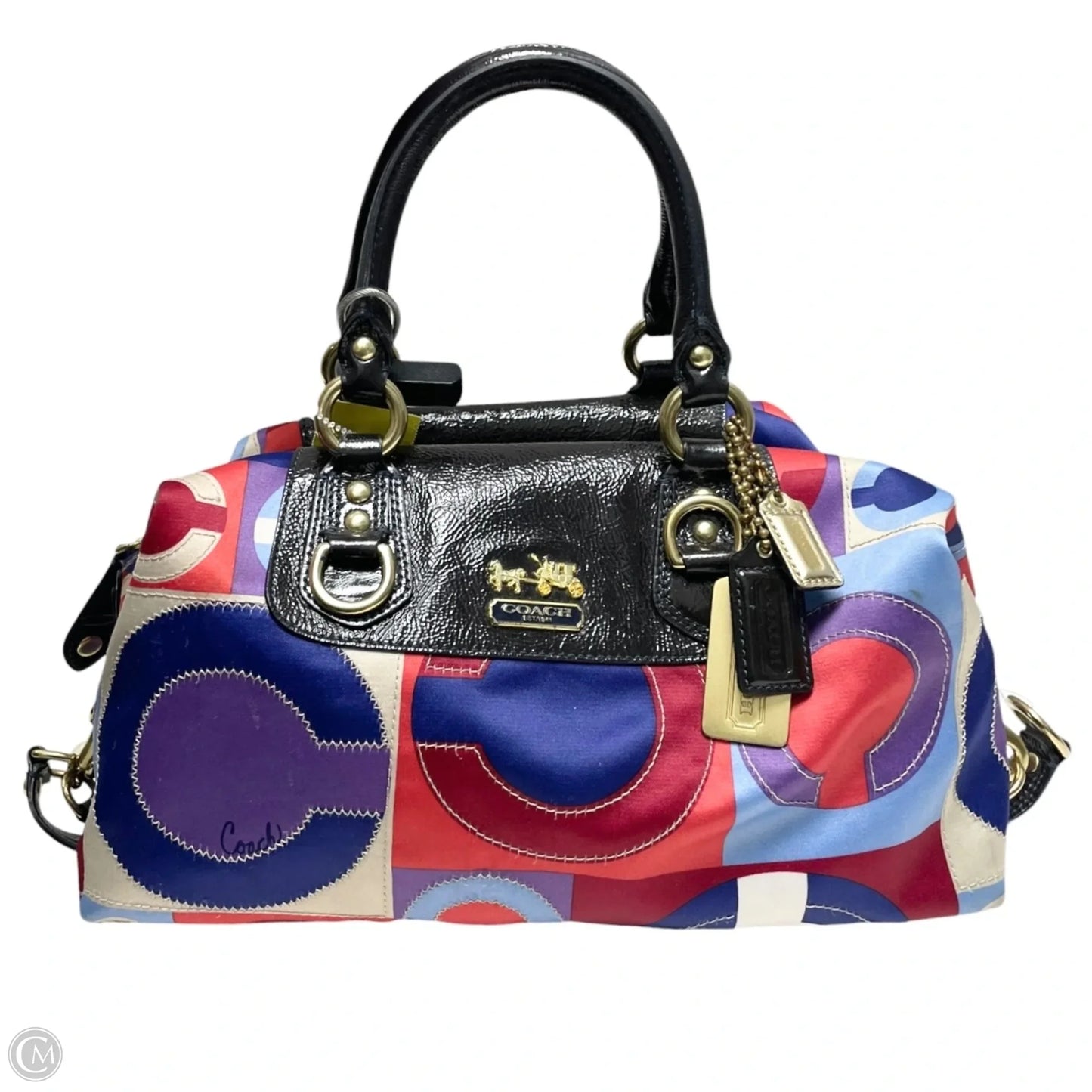 Handbag Designer By Coach, Size: Small