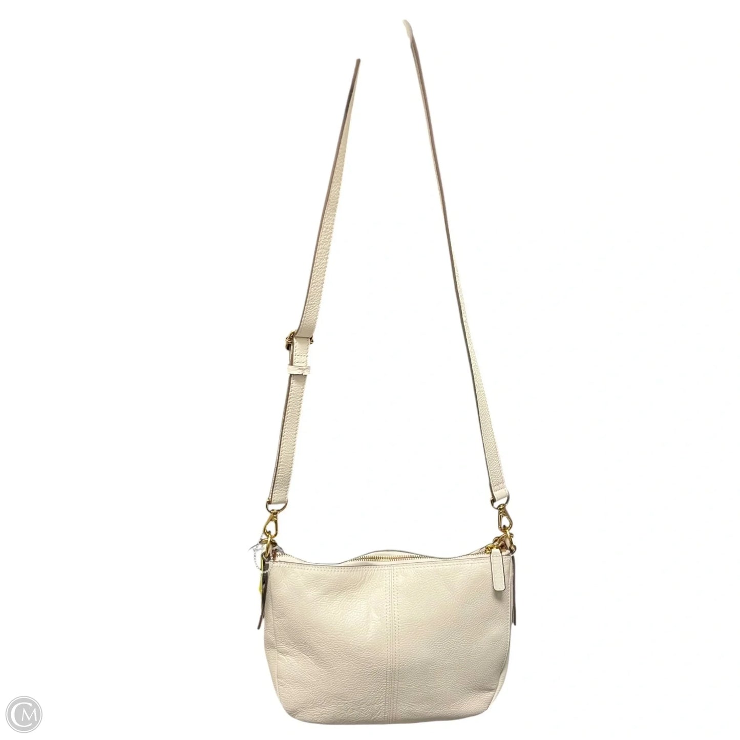 Crossbody Leather By Fossil, Size: Medium