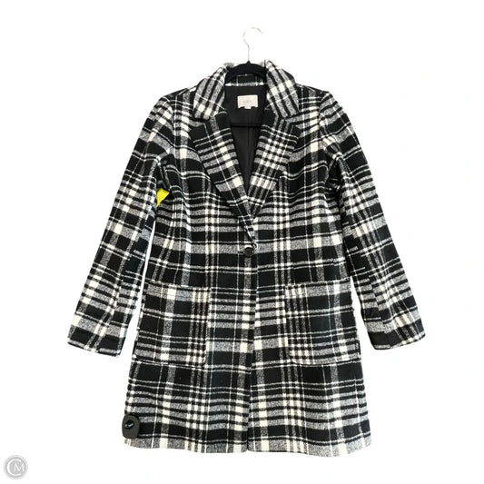 Coat Other By Loft In Plaid Pattern, Size: Xs