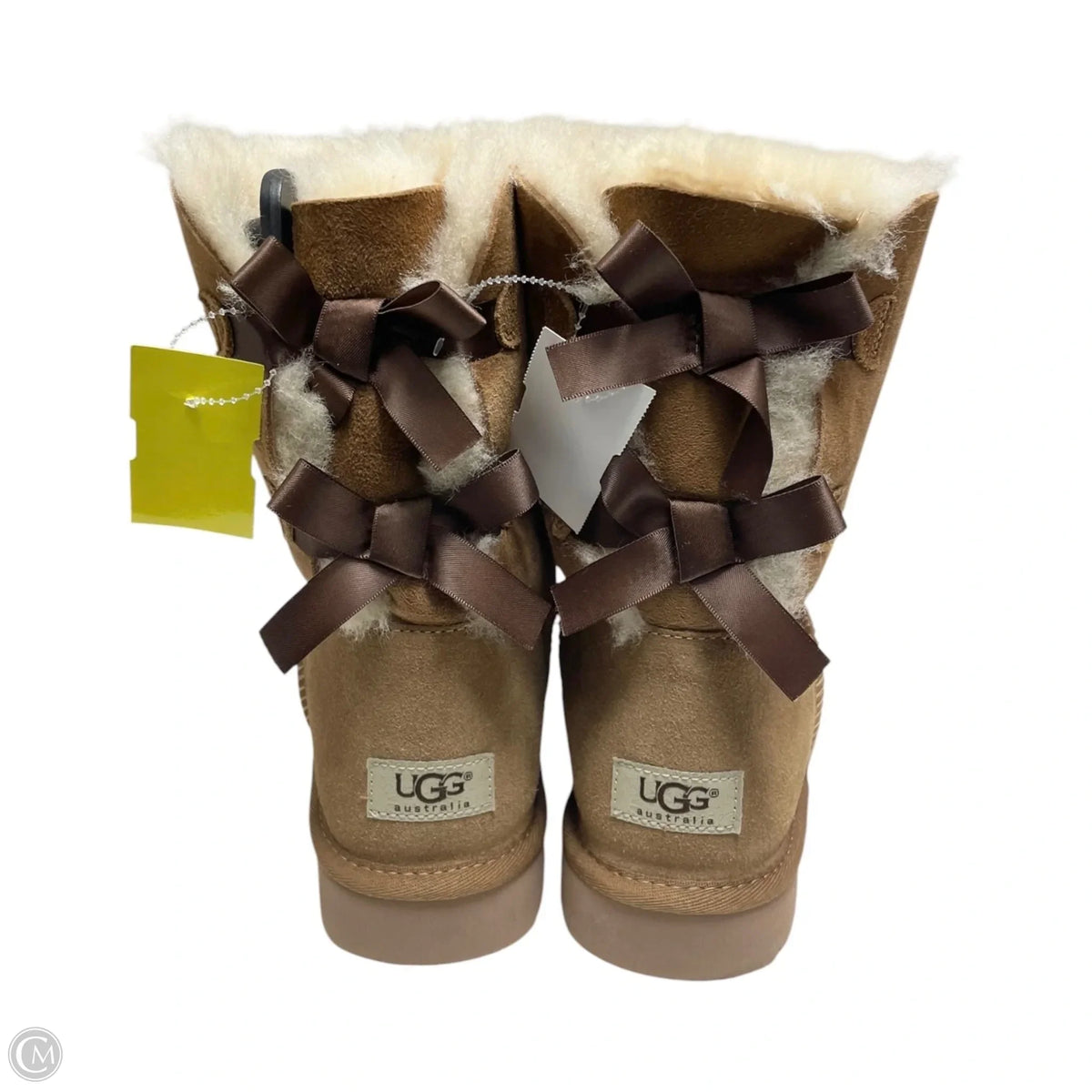 Boots Designer By Ugg In Cream & Tan, Size: 10