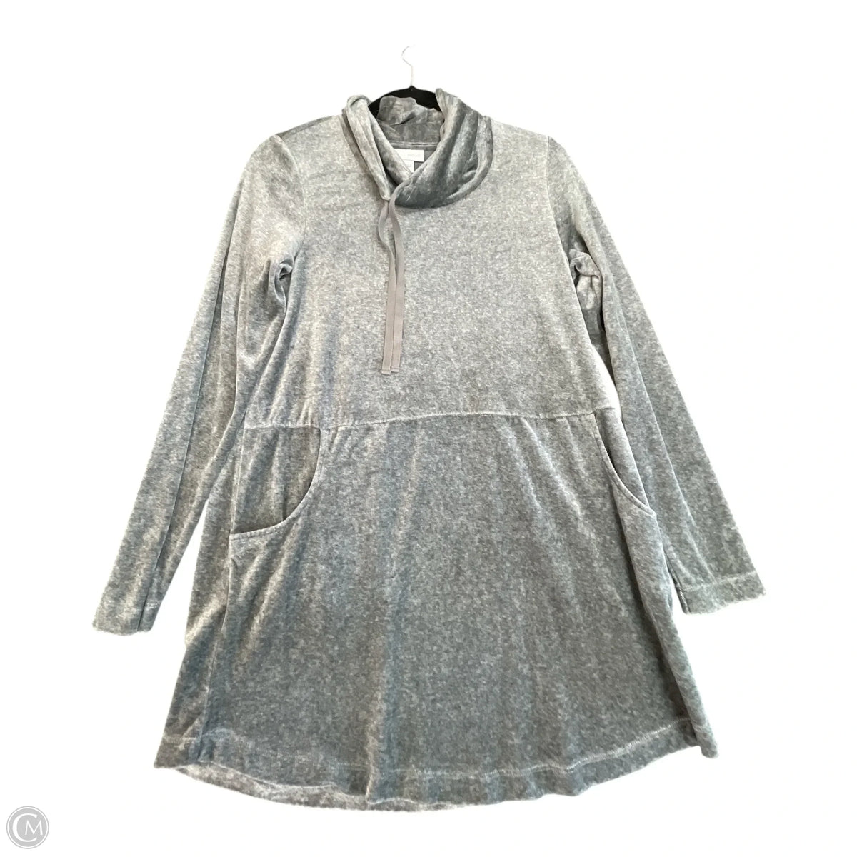 Sweatshirt Collar By Pure Jill In Grey, Size: S