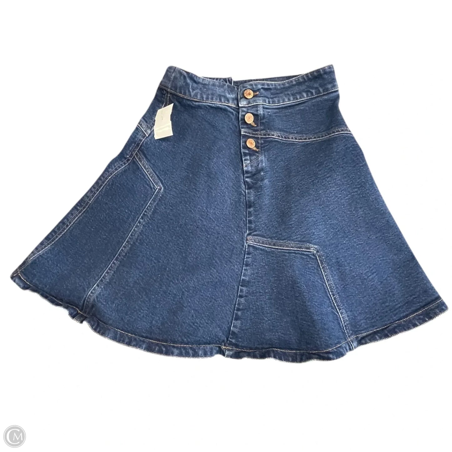 Skirt Designer By See By Chloe In Blue Denim, Size: 4