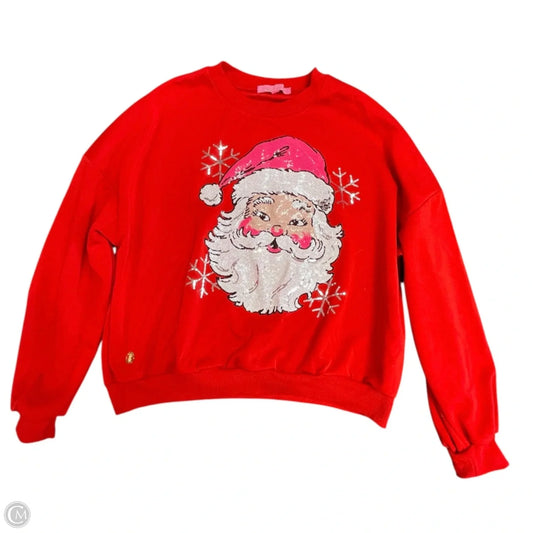 Sweatshirt Crewneck By Simply Southern In Red, Size: Xl