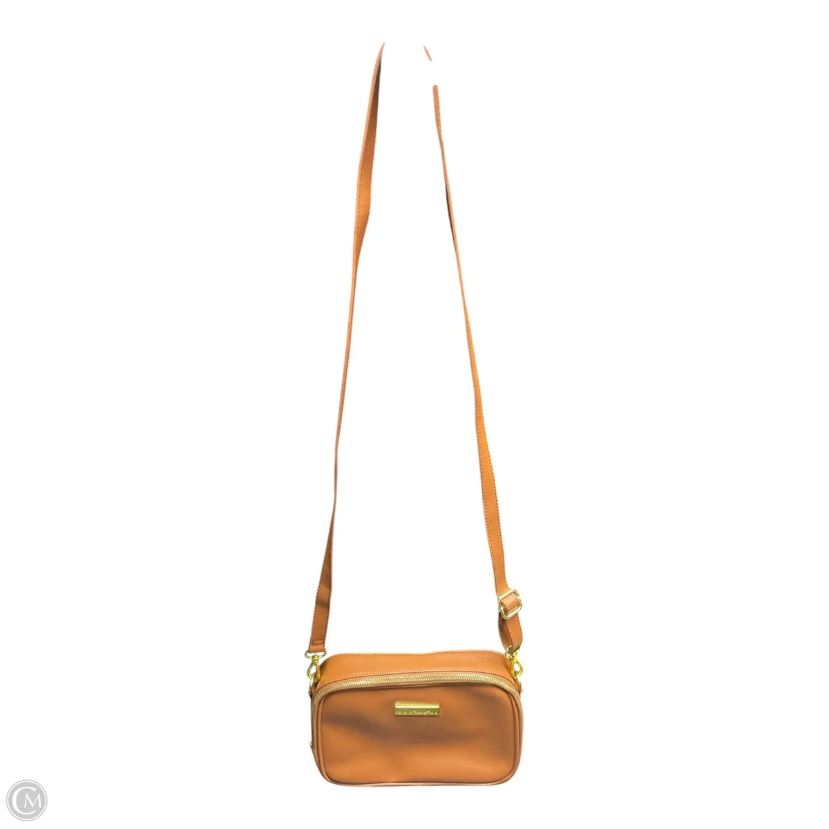 Crossbody Leather By Joy & Iman, Size: Small