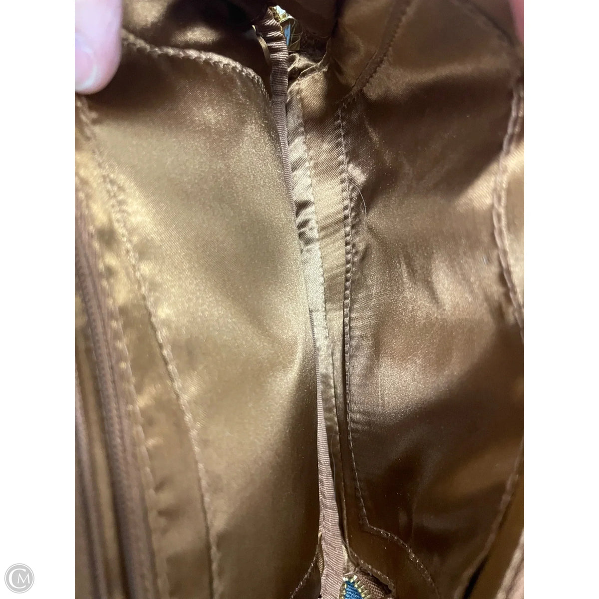 Crossbody Leather By Joy & Iman, Size: Small