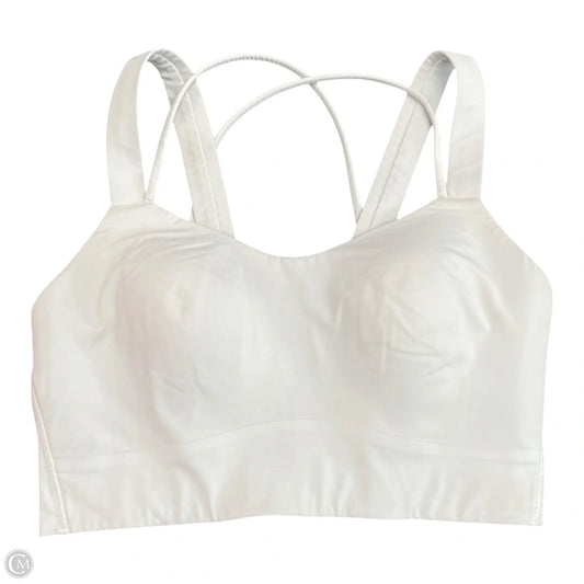 Athletic Bra By Lululemon In White, Size: S