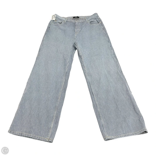 Jeans Wide Leg By Able In Striped Pattern, Size: 12