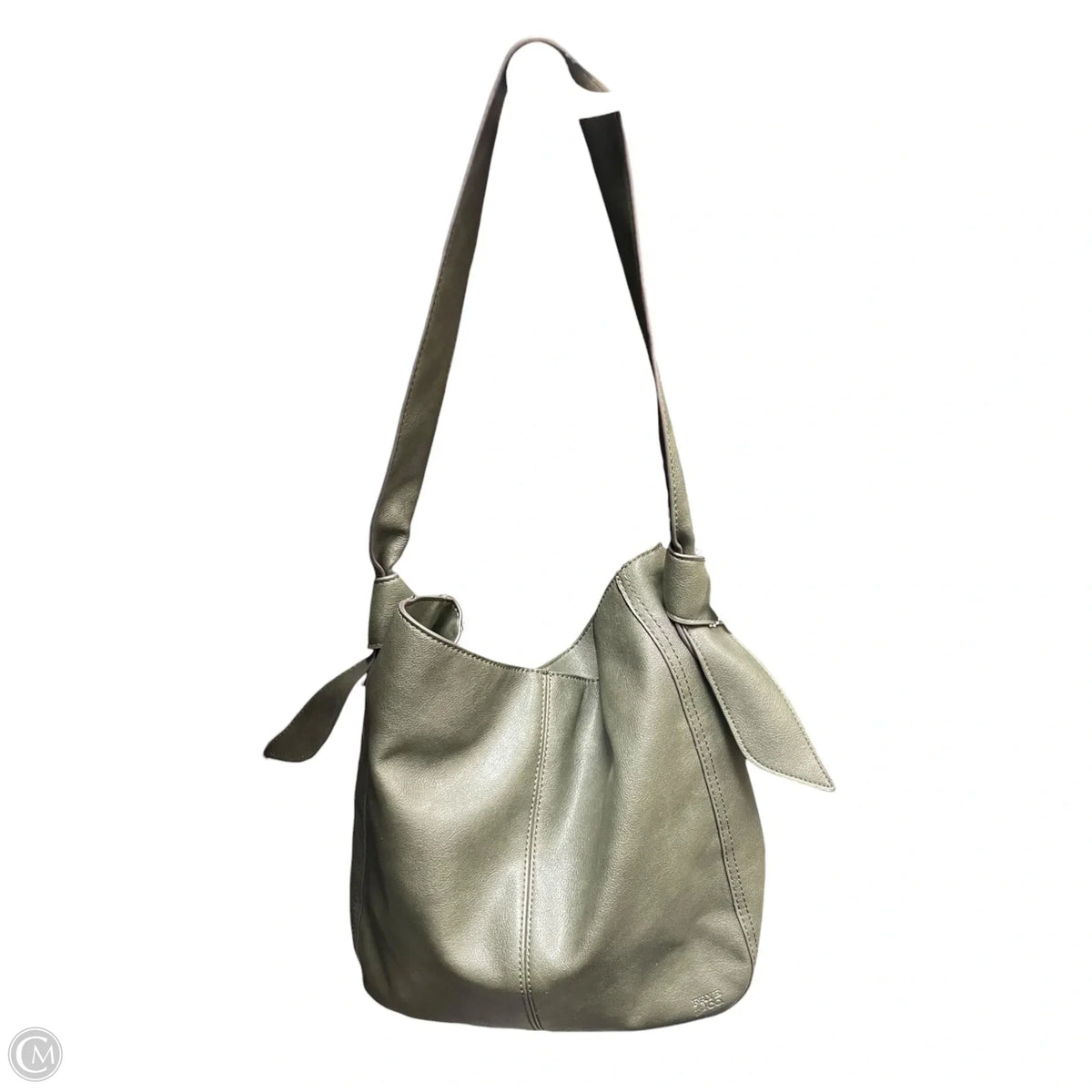 Handbag Leather By Frye And Co, Size: Medium