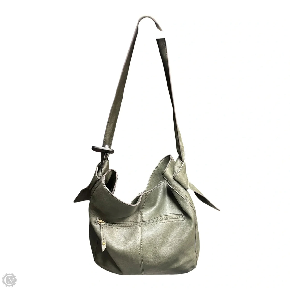 Handbag Leather By Frye And Co, Size: Medium