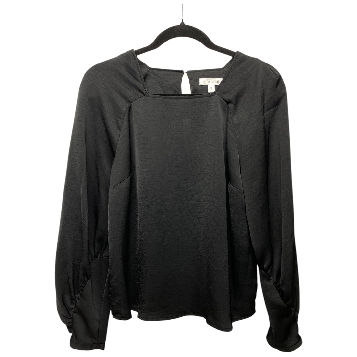 Top Long Sleeve By Prologue In Black, Size: S