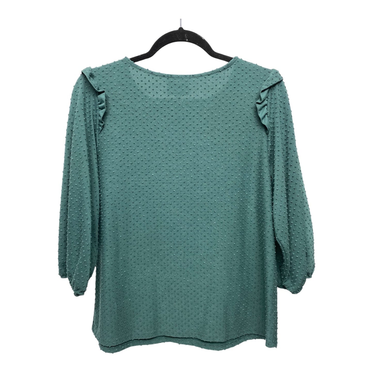 Top Long Sleeve By W5 In Green, Size: M