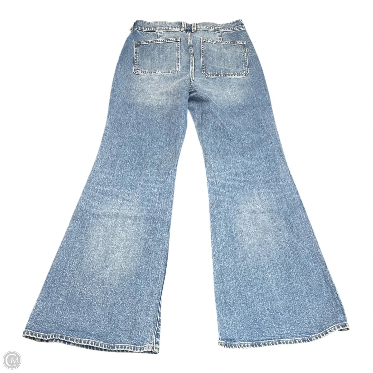 Jeans Flared By J. Crew In Blue Denim, Size: 6