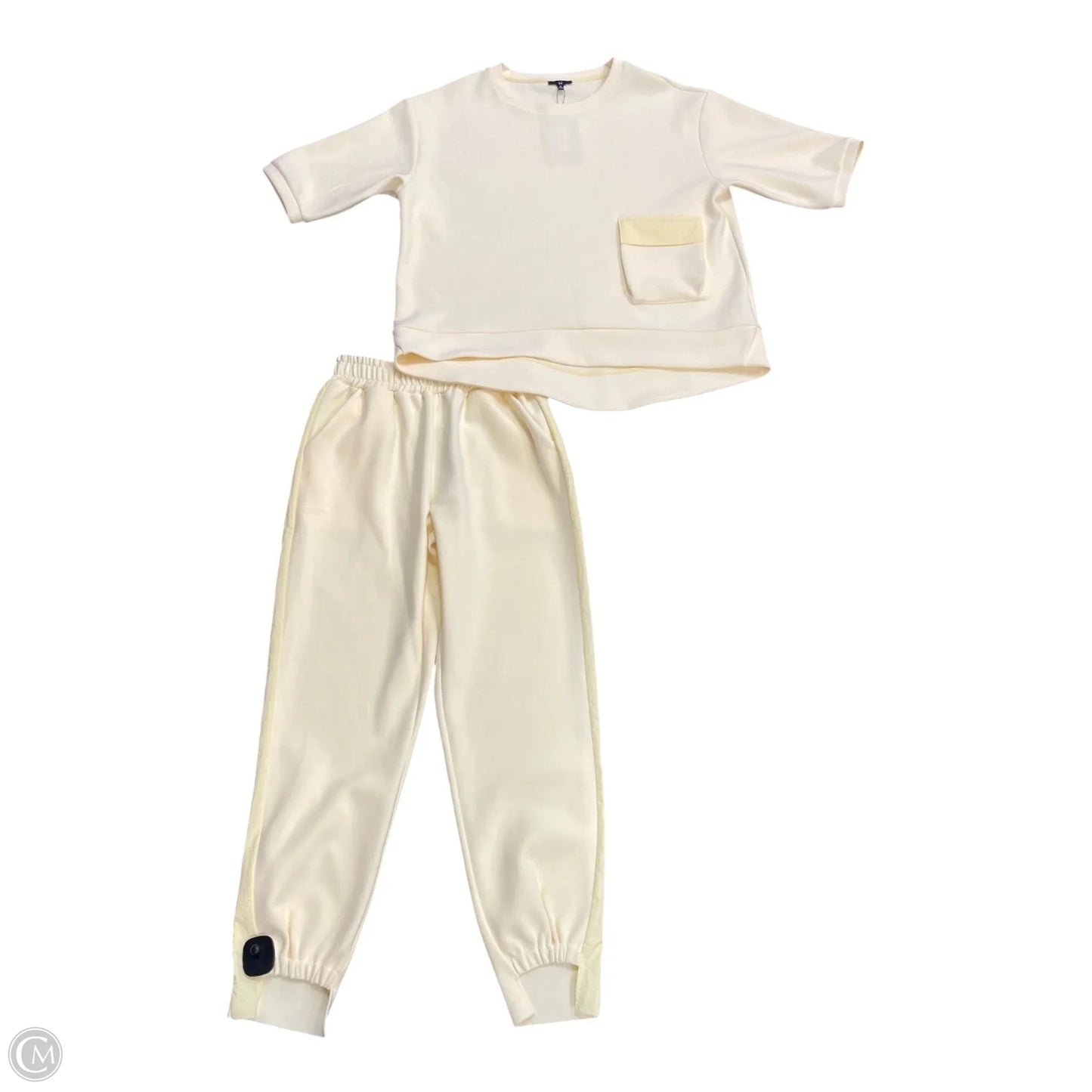 Pants Set 2pc By Joh In Yellow, Size: S