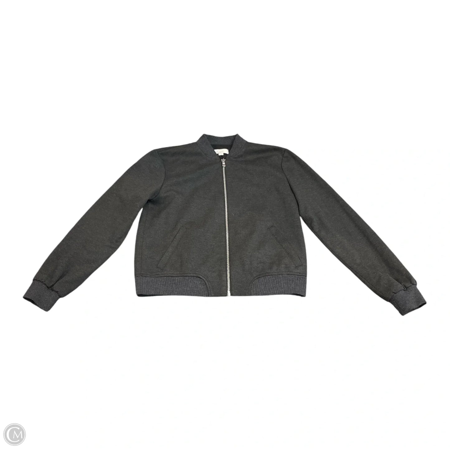 Jacket Other By Loft In Grey, Size: Xs