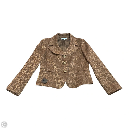 Blazer By Antonio Melani In Brown, Size: 12
