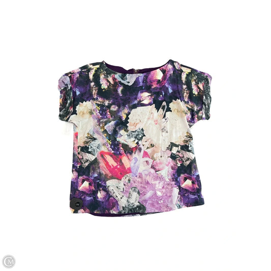 Blouse Designer By Alice + Olivia In Floral Print, Size: M