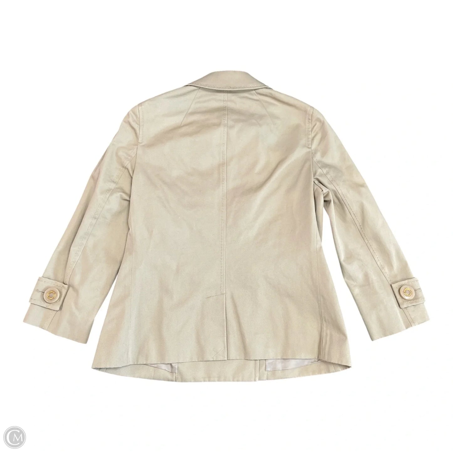 Coat Designer By Tory Burch In Tan, Size: S