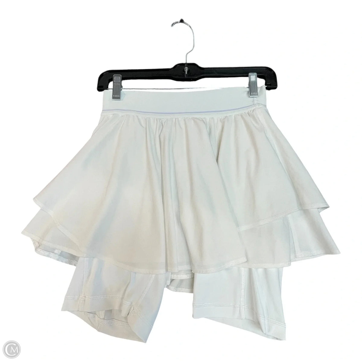 Athletic Skort By Lululemon In White, Size: 4