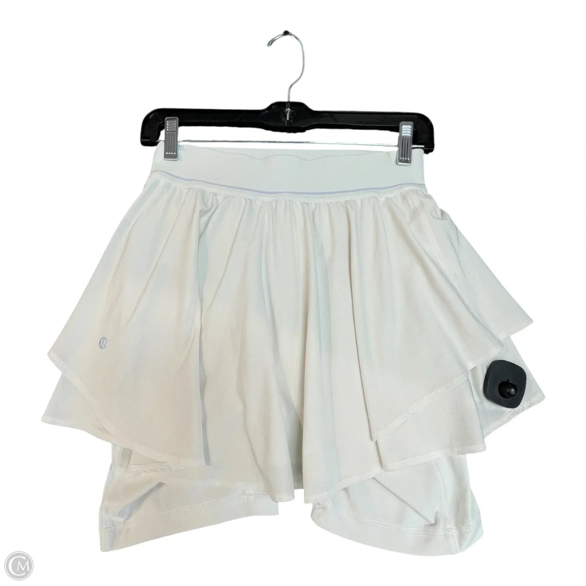 Athletic Skort By Lululemon In White, Size: 4