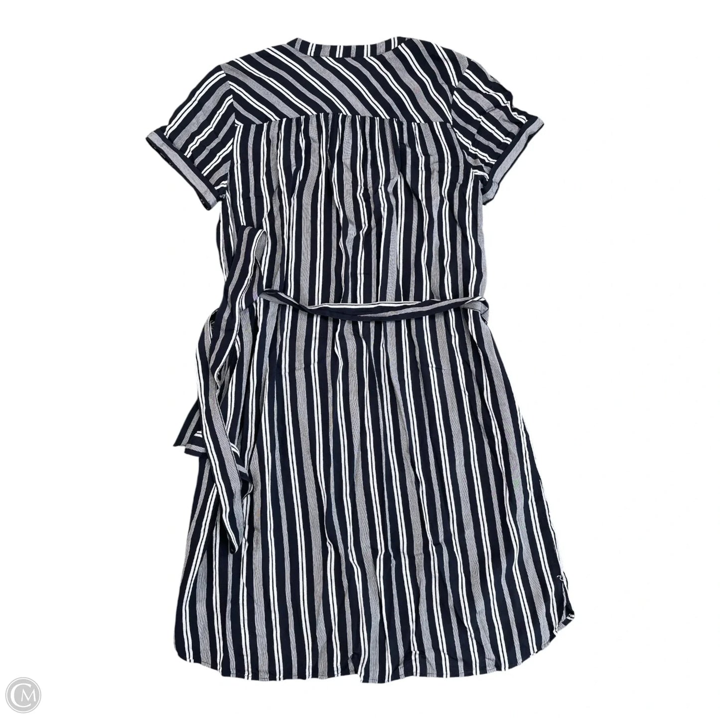 Dress Casual Short By Loft In Striped Pattern, Size: M