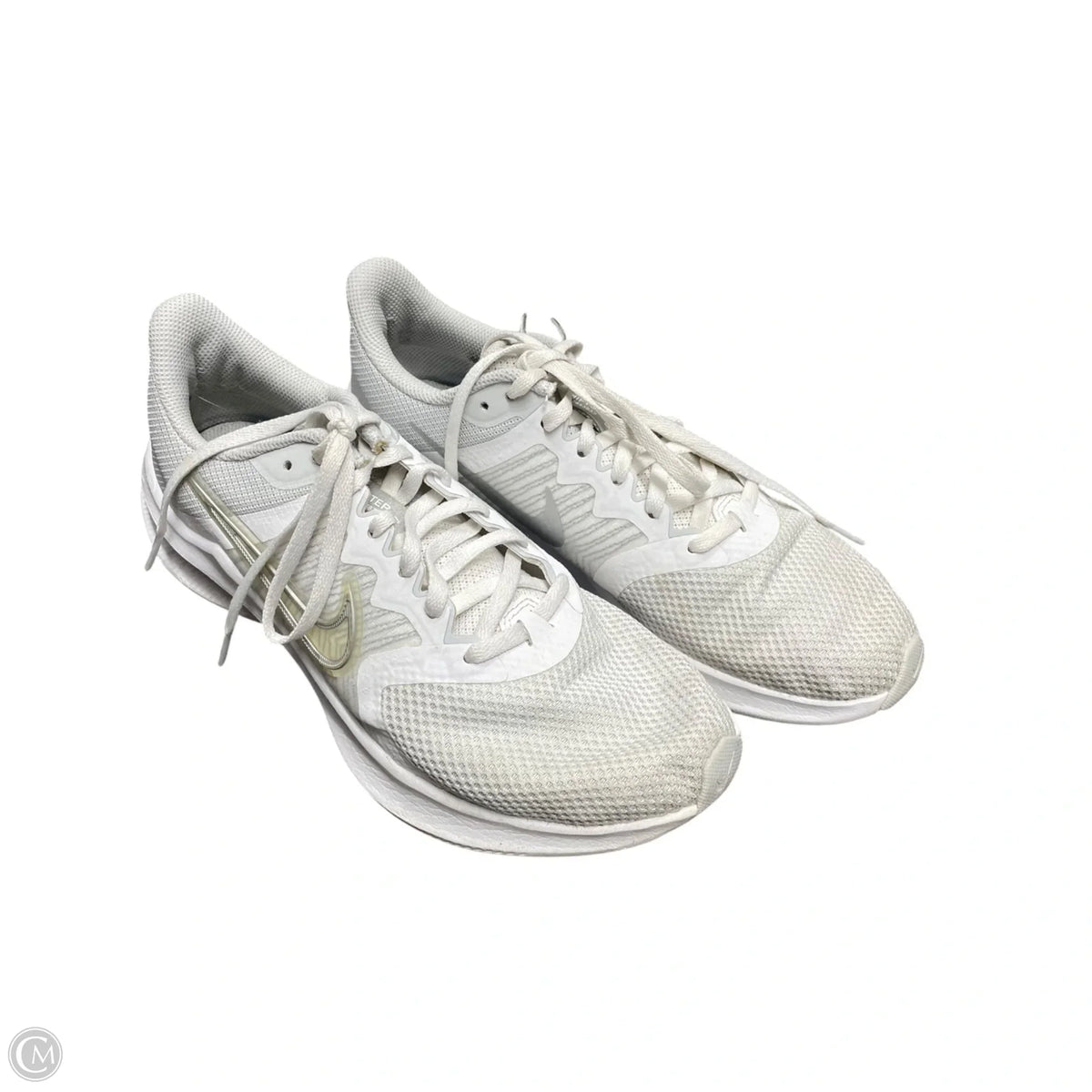 Shoes Athletic By Nike In Grey & White, Size: 8