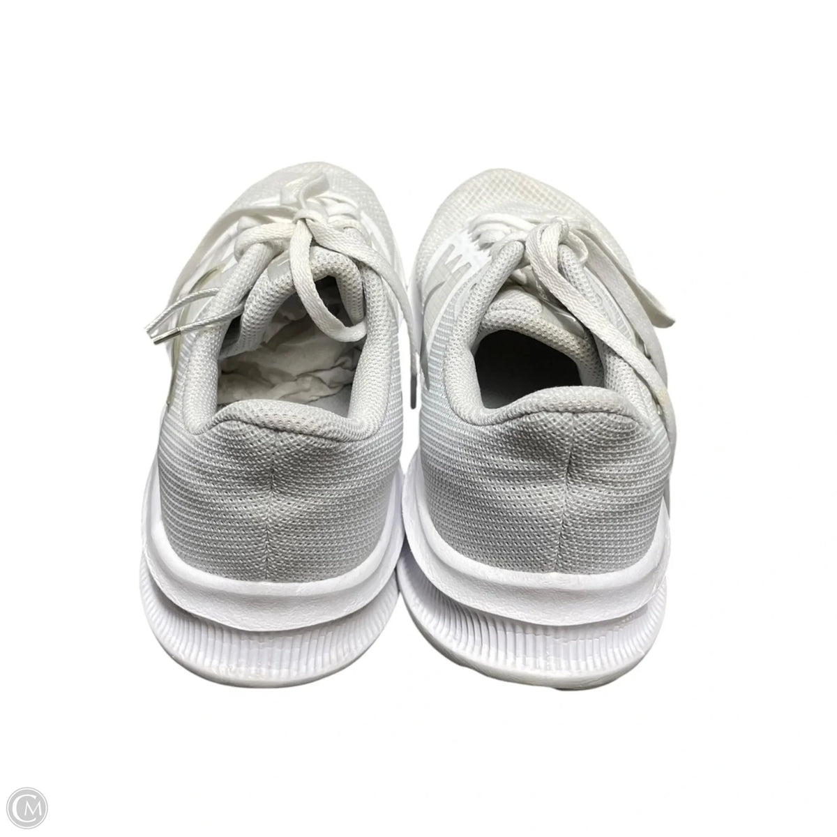 Shoes Athletic By Nike In Grey & White, Size: 8