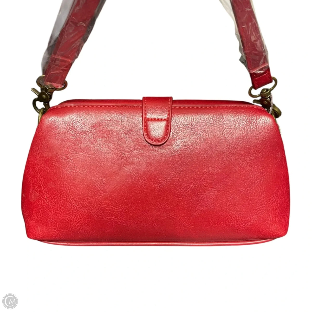 Crossbody Leather By Clothes Mentor, Size: Small