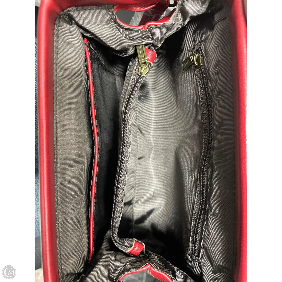 Crossbody Leather By Clothes Mentor, Size: Small