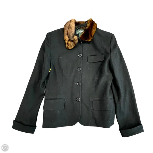 Blazer By Lauren By Ralph Lauren In Black, Size: 8
