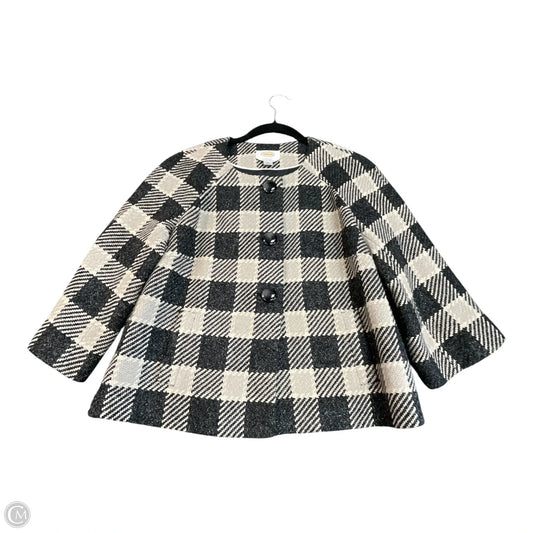 Jacket Other By Talbots In Plaid Pattern, Size: S