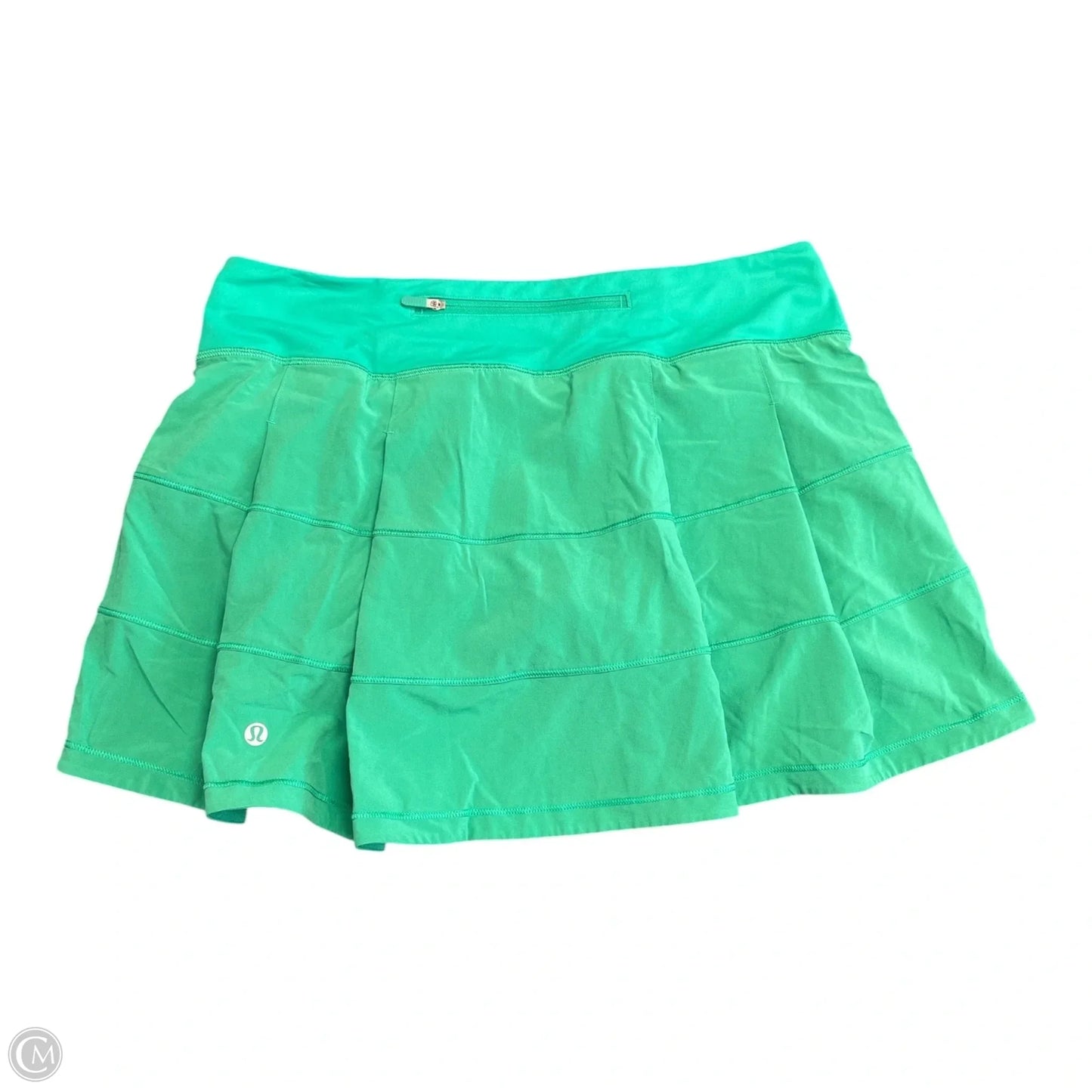 Athletic Skort By Lululemon In Green, Size: 8