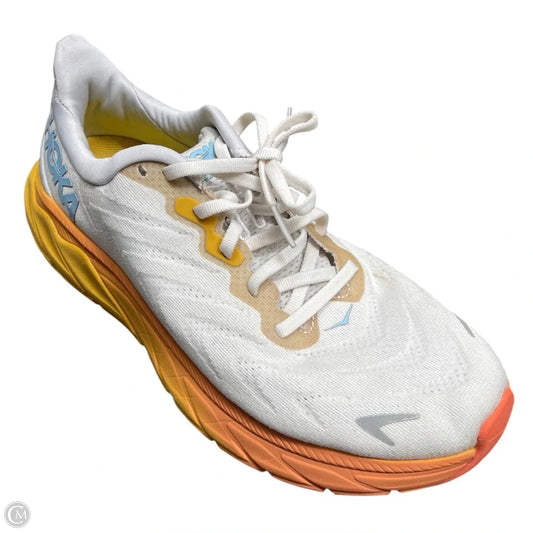 Shoes Athletic By Hoka In Orange & White, Size: 8.5