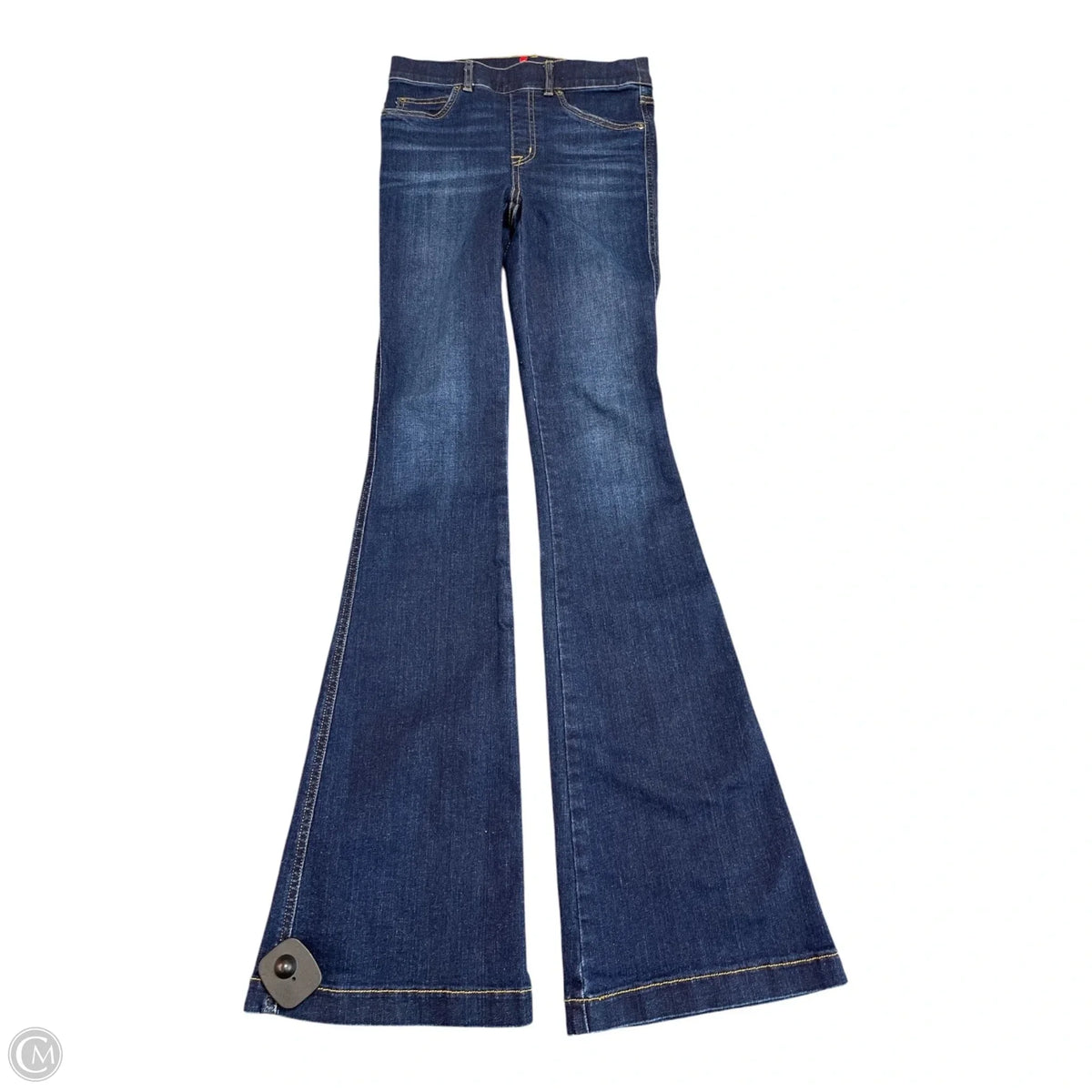 Jeans Flared By Spanx In Blue Denim, Size: Xs