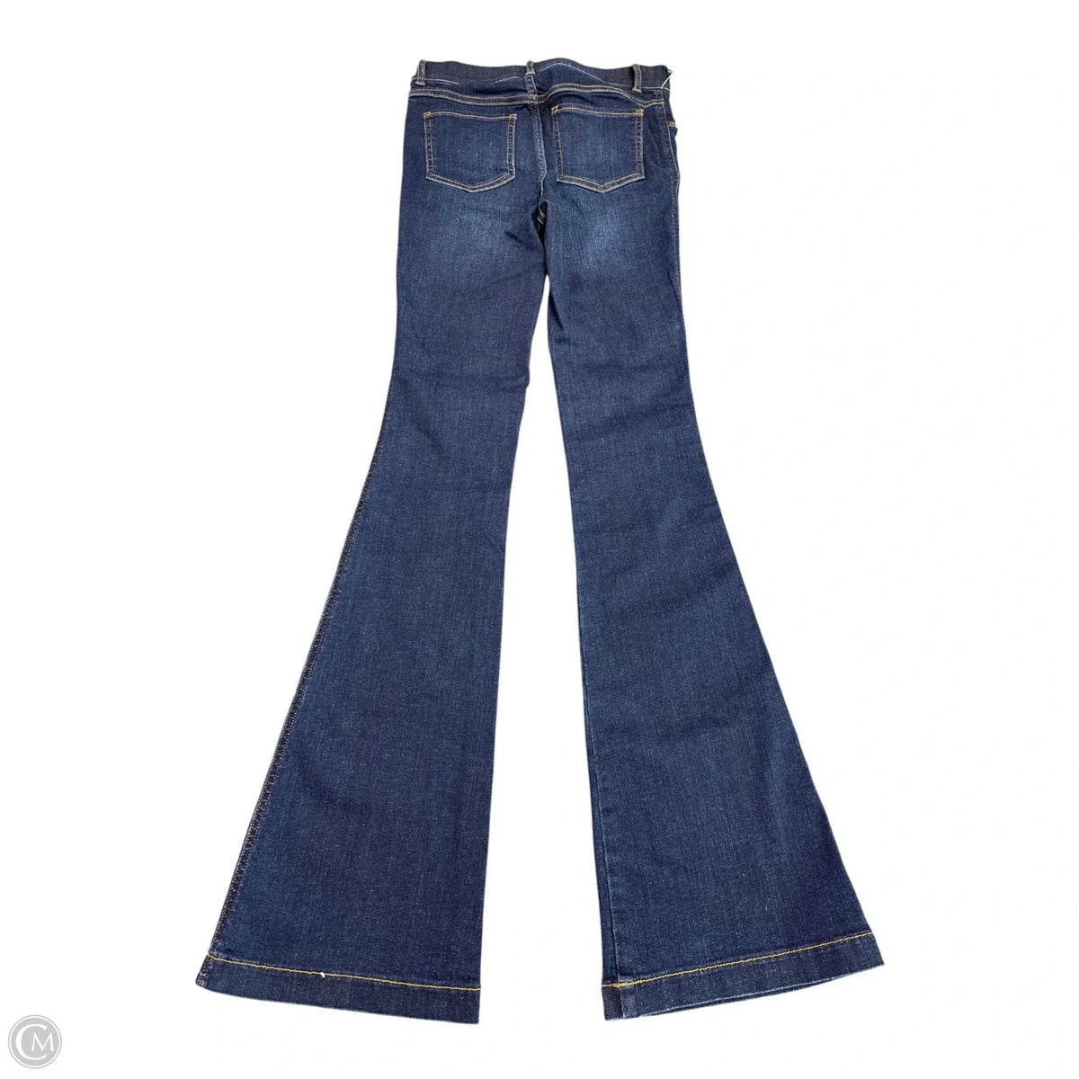 Jeans Flared By Spanx In Blue Denim, Size: Xs