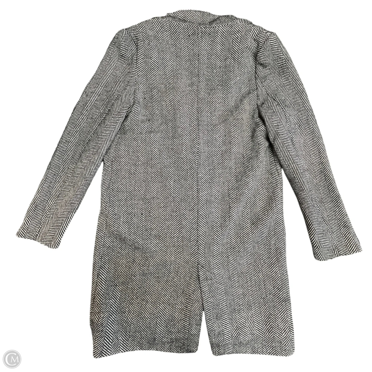 Blazer By Clothes Mentor In Black & Grey, Size: S