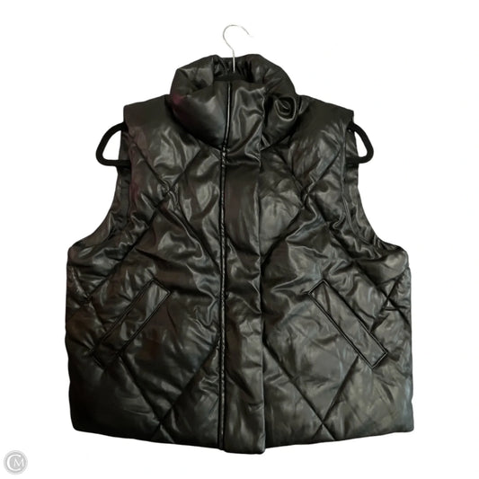Vest Puffer & Quilted By Love Tree In Black, Size: S