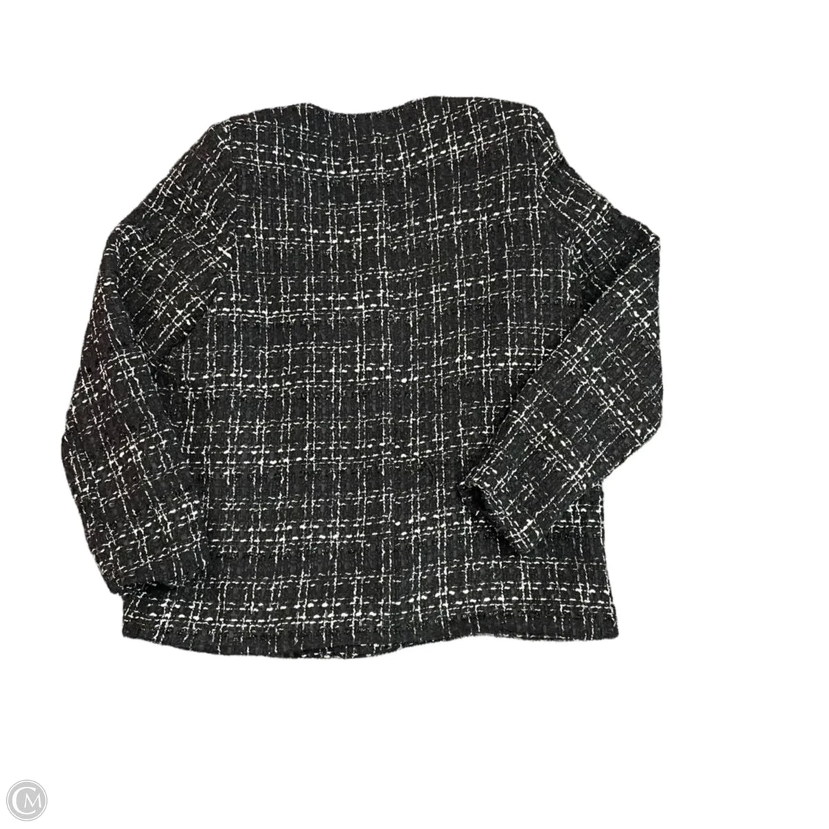 Blazer By Emery Rose In Black & White, Size: L
