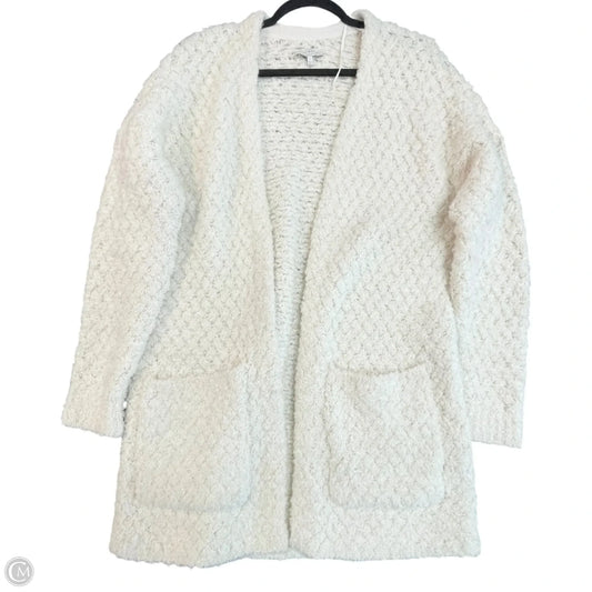 Sweater Cardigan By Lucky Brand In Cream, Size: S
