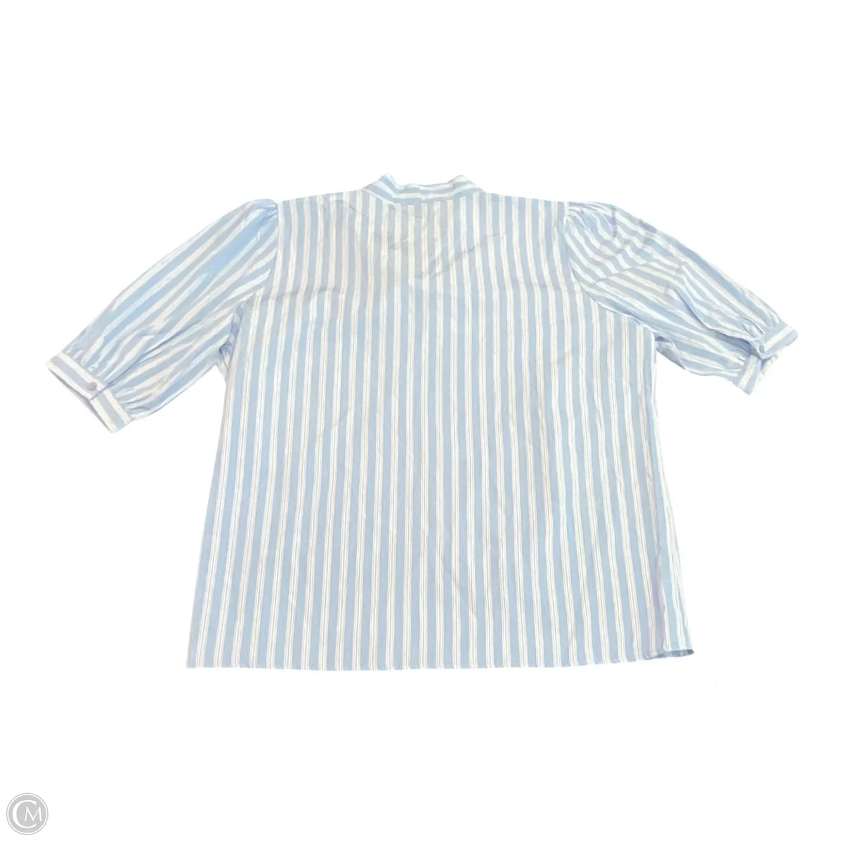 Top Short Sleeve By Tamara H In Striped Pattern, Size: Xl