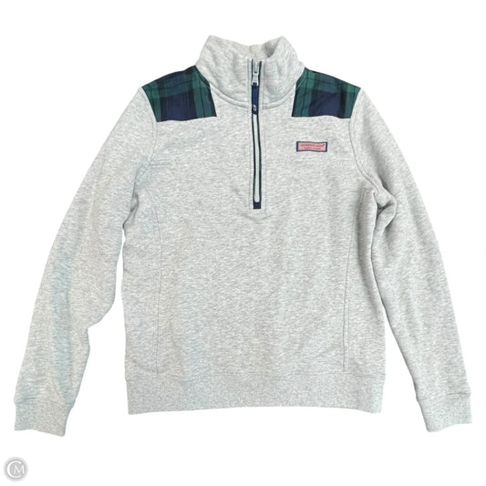 Sweatshirt Collar By Vineyard Vines In Grey, Size: Xs