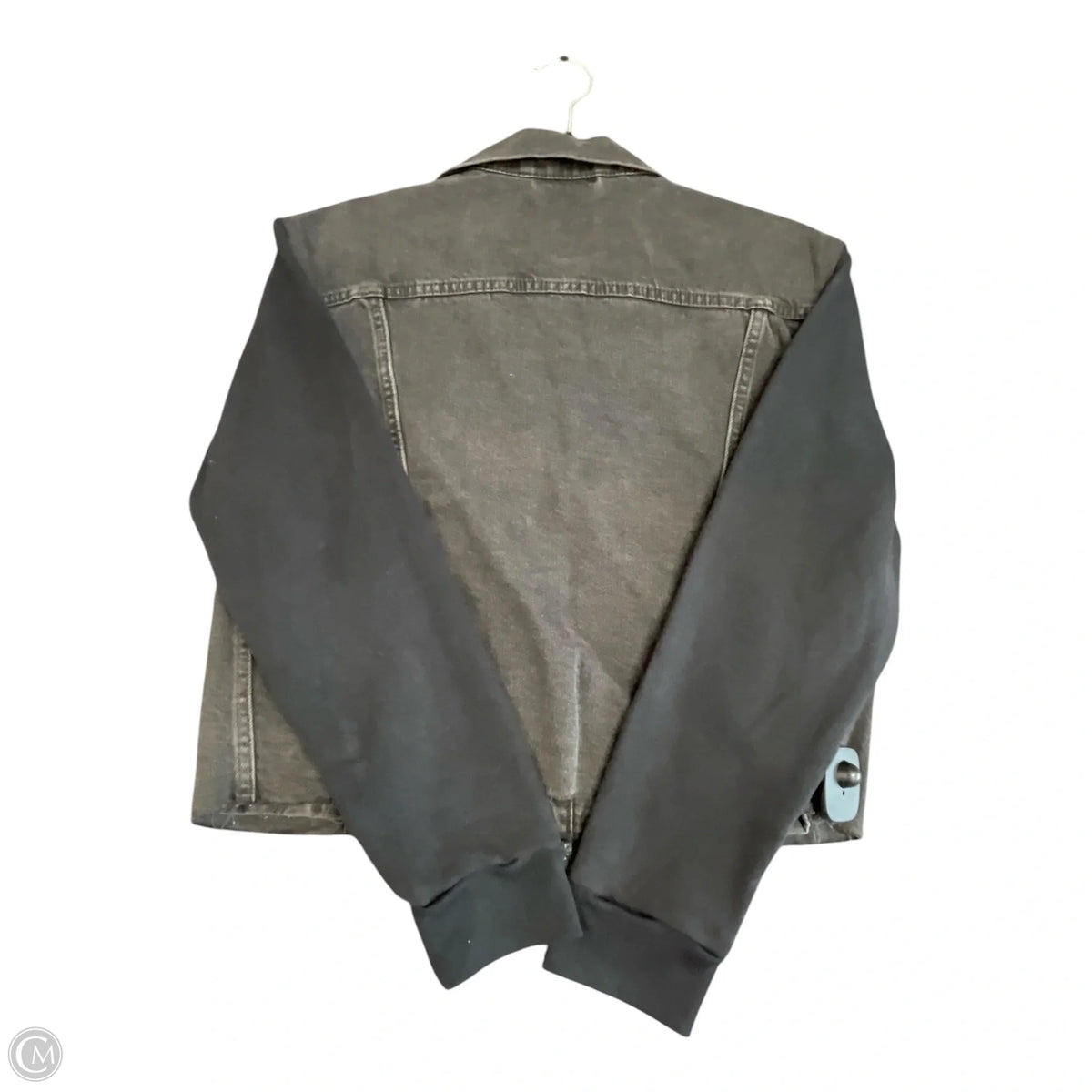 Jacket Denim By Levis In Grey Denim, Size: S