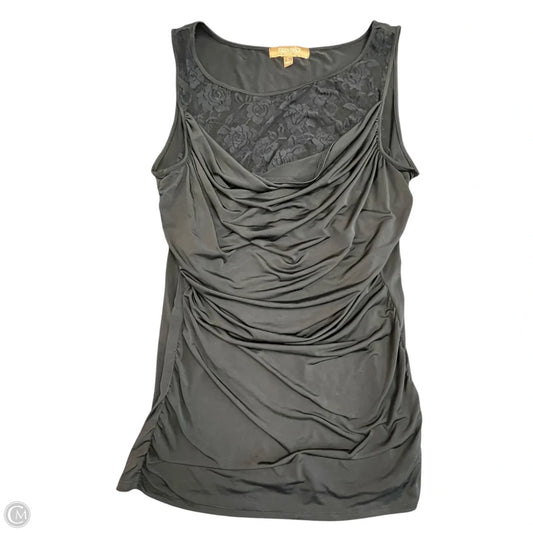 Blouse Sleeveless By Ellen Tracy In Black, Size: L