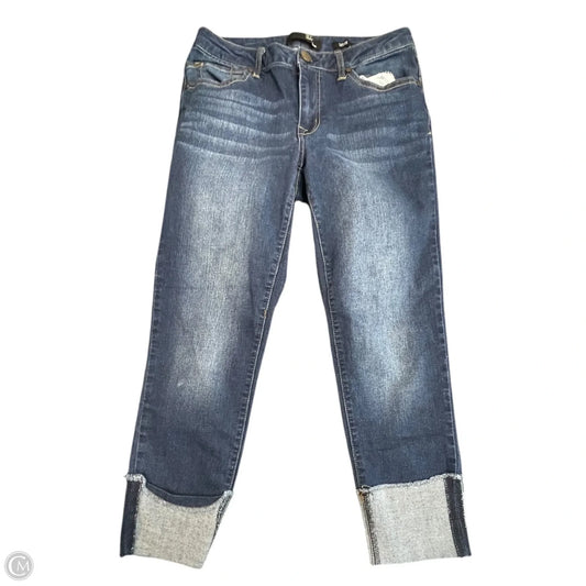 Jeans Cropped By 1822 Denim In Blue Denim, Size: 8