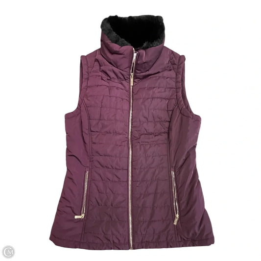 Vest Puffer & Quilted By Calvin Klein In Purple, Size: Xs