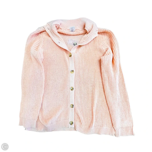 Sweater Cardigan By Blair In Peach, Size: 2x